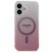 Guess GUHMP16SHGRCELP iPhone 16 6.1" IML Glitter Gradient MagSafe tok, rózsaszín