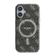 Guess GUHMP16MH4DTEW iPhone 16 Plus 6.7" tok, barna hardcase IML 4G Background MagSafe