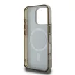 Guess GUHMP16LH4DTEW iPhone 16 Pro 6.3" tok, barna hardcase IML 4G Background MagSafe