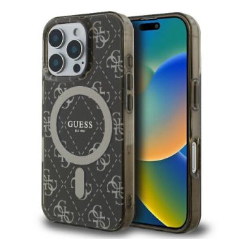   Guess GUHMP16XH4DTEW iPhone 16 Pro Max 6.9" tok, barna hardcase IML 4G Background MagSafe