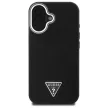 Guess GUHMP16MPGTSPSK iPhone 16 Plus, 6.7" tok, fekete Grained Triangle MagSafe