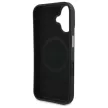 Guess GUHMP16MPGTSPSK iPhone 16 Plus, 6.7" tok, fekete Grained Triangle MagSafe