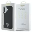 Guess GUHMP16MPGTSPSK iPhone 16 Plus, 6.7" tok, fekete Grained Triangle MagSafe