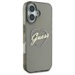 Guess GUHCP16SHCHGSPK iPhone 16 6.1" IML Heart tok, fekete