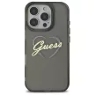 Guess GUHCP16LHCHGSPK iPhone 16 Pro 6.3" tok, fekete IML Heart
