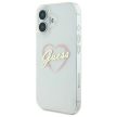 Guess GUHCP16SHCHGSPT iPhone 16 6.1" IML Heart tok, átlátszó