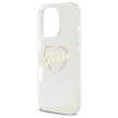 Guess GUHCP16LHCHGSPT iPhone 16 Pro 6.3" tok, átlátszó hardcase IML Heart