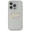 Guess GUHCP16XHCHGSPT iPhone 16 Pro Max 6.9" tok, átlátszó hardcase IML Heart
