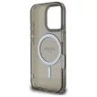 Guess GUHMP16LHFGEREK iPhone 16 Pro 6.3", tok, fekete IML Glitter Circle MagSafe