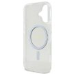 Guess GUHMP16SHFGERET iPhone 16 6.1" IML Glitter Circle MagSafe tok, átlátszó