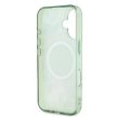 Guess GUHMP16MHFWBDCEN iPhone 16 Plus 6.7" tok, zöld hardcase IML Flower & Tonal Circle MagSafe