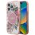 Guess GUHMP16XHFWBDCEP iPhone 16 Pro Max 6.9" hardcase IML Flower & Tonal Circle MagSafe tok, rózsaszín
