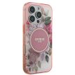 Guess GUHMP16XHFWBDCEP iPhone 16 Pro Max 6.9" hardcase IML Flower & Tonal Circle MagSafe tok, rózsaszín