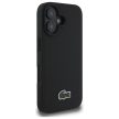 Lacoste LCHMP16SPVCK iPhone 16 6.1" tok, fekete Iconic Petit Pique MagSafe