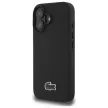 Lacoste LCHMP16MPVCK iPhone 16 Plus 6.7" tok, fekete Iconic Petit Pique MagSafe