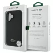 Lacoste LCHMP16MPVCK iPhone 16 Plus 6.7" tok, fekete Iconic Petit Pique MagSafe