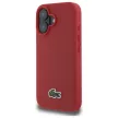 Lacoste LCHMP16MPVCR iPhone 16 Plus 6.7" tok, piros hardcase Iconic Petit Pique Woven Logo
