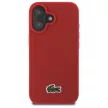 Lacoste LCHMP16MPVCR iPhone 16 Plus 6.7" tok, piros hardcase Iconic Petit Pique Woven Logo