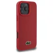 Lacoste LCHMP16XPVCR iPhone 16 Pro Max 6.9" tok, piros hardcase Iconic Petit Pique MagSafe