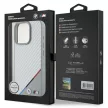 BMW BMHMP16L23PUDTS iPhone 16 Pro 6.3" tok, szürke hardcase M Carbon Tricolor Line MagSafe