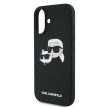 Karl Lagerfeld KLHMP16MSKCHPPLK iPhone 16 Plus 6.7" hardcase Silicone Double Heads Print MagSafe tok, fekete