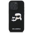 Karl Lagerfeld KLHMP16XSKCHPPLK iPhone 16 Pro Max 6.9" hardcase Silicone Double Heads Print MagSafe tok, fekete