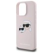 Karl Lagerfeld KLHMP16XSKCHPPLP iPhone 16 Pro Max 6.9" hardcase Silicone Double Heads Print MagSafe tok, rózsaszín