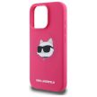 KARL LAGERFELD case IPHONE 16 Pro compatible with MagSafe KLHMP16LSCHPPLF (Sil Choupette Head Print) tok, rózsaszín