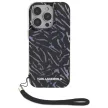 Karl Lagerfeld KLHCP16LHZBPKCCU iPhone 16 Pro 6.3" Zebra Cord tok, lila
