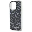 Karl Lagerfeld KLHCP16LHZBPKCCU iPhone 16 Pro 6.3" Zebra Cord tok, lila