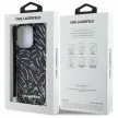 Karl Lagerfeld KLHCP16LHZBPKCCU iPhone 16 Pro 6.3" Zebra Cord tok, lila