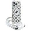 Karl Lagerfeld KLHMP16XHCKCKLCT iPhone 16 Pro Max 6.9" IML Crossbody Monogram Karl & Choupette Head MagSafe tok, átlátszó