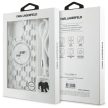 Karl Lagerfeld KLHMP16XHCKCKLCT iPhone 16 Pro Max 6.9" IML Crossbody Monogram Karl & Choupette Head MagSafe tok, átlátszó