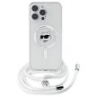 Karl Lagerfeld KLHMP16XHCCHNT iPhone 16, Pro Max 6.9" hardcase átlátszó IML Choupette Head & Cord Magsafe