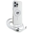 Karl Lagerfeld KLHMP16XHCCHNT iPhone 16, Pro Max 6.9" hardcase átlátszó IML Choupette Head & Cord Magsafe