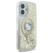 Hello Kitty HKHMP16SLGDIH iPhone 16 6.1", Liquid Glitter Fever MagSafe tok, fehér-arany