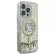 Hello Kitty HKHMP16LLGDIH iPhone 16 Pro, 6.3" tok, fehér-arany Liquid Glitter Fever MagSafe