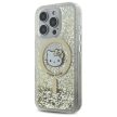 Hello Kitty HKHMP16XLGDIH iPhone 16 Pro, Max 6.9" tok, fehér-arany Liquid Glitter Fever MagSafe