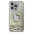Hello Kitty HKHMP16XLGDIH iPhone 16 Pro, Max 6.9" tok, fehér-arany Liquid Glitter Fever MagSafe
