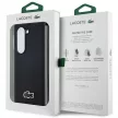 Lacoste LCHMZFD6PVCK Z Fold 6 F956 hardcase Iconic Petit Pique Woven Logo MagSafe tok, fekete