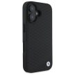 BMW BMHMP16S23RDDK iPhone 16 6.1", tok, fekete Sign Leather Diamond Metal Logo MagSafe