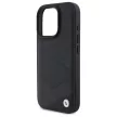 BMW BMHCP16X23RCGPK iPhone 16 Pro Max, 6.9" tok, fekete Sign Leather Crossing Lines Pattern