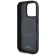 BMW BMHMP16L23PUPDK iPhone 16 Pro 6.3" tok, fekete M Perforated Tricolor Line MagSafe