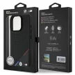 BMW BMHMP16L23PUPDK iPhone 16 Pro 6.3" tok, fekete M Perforated Tricolor Line MagSafe