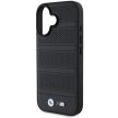 BMW BMHMP16S23PUSPK iPhone 16 6.1" tok, fekete M Perforated Stitched Line MagSafe