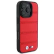 BMW BMHMP16L23PUSPR iPhone 16 Pro 6.3" tok, piros hardcase M Perforated And Stitched Line MagSafe