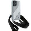 BMW BMHCP16S23PSCCG iPhone 16 6.1", tok, szürke hardcase M Edition Carbon Stripe & Strap