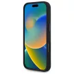 BMW BMHMP16X23SHEB iPhone 16 Pro Max, 6.9" tok, fekete Silicone Hexagon Blue Line MagSafe