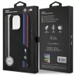 BMW BMHMP16L23SCUK iPhone 16 Pro 6.3", tok, fekete Silicone Cut Tricolor Lines MagSafe