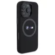 BMW BMHMP16X23SROK iPhone 16 Pro Max, 6.9" tok, fekete M Silicone Printed Ring MagSafe